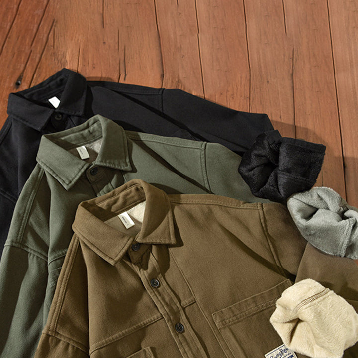 MOREL & LAURENT PARIS | CHEMISE CARGO EN POLAIRE POUR HOMME