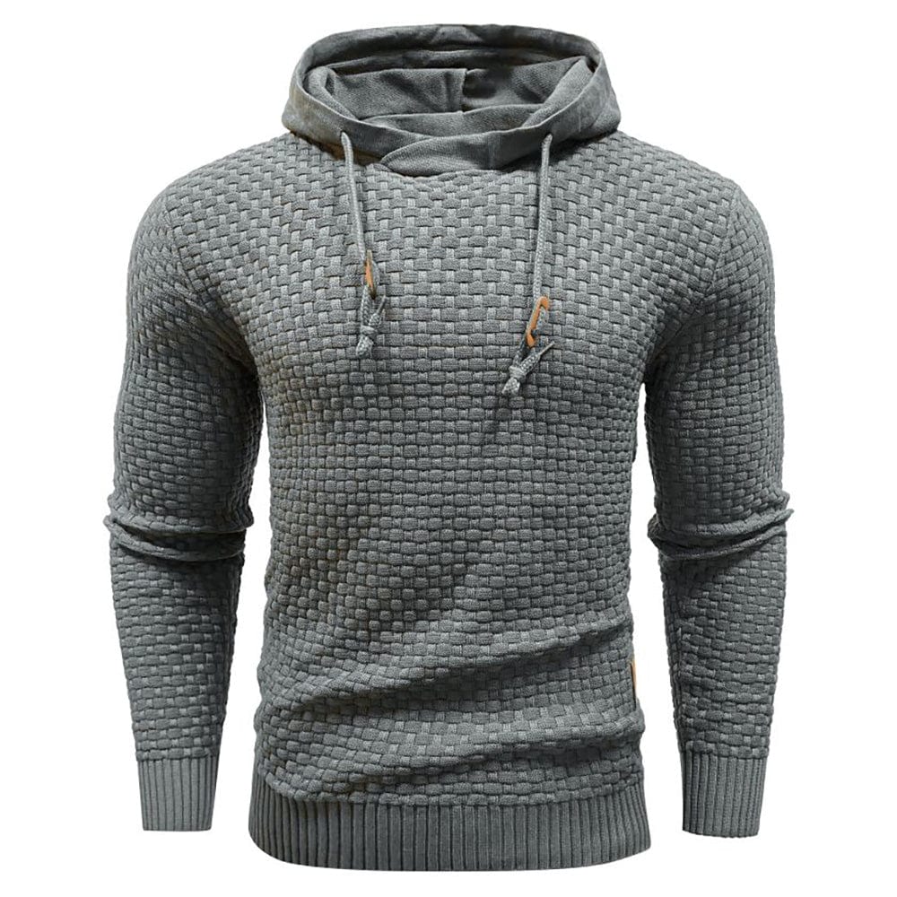 MOREL & LAURENT PARIS | SWEAT À CAPUCHE CLASSIQUE EN LAINE POUR HOMME