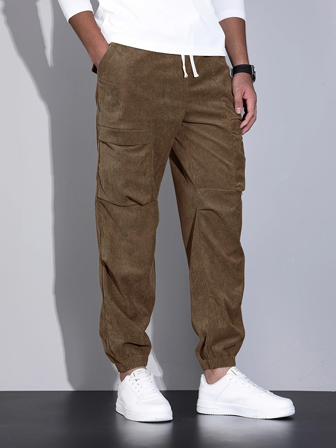 MOREL & LAURENT PARIS | PANTALON CARGO EN CORDUROY