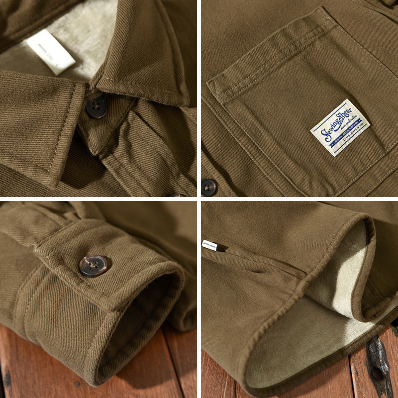 MOREL & LAURENT PARIS | CHEMISE CARGO EN POLAIRE POUR HOMME