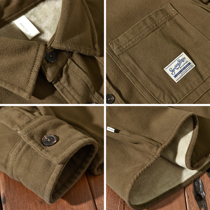MOREL & LAURENT PARIS | CHEMISE CARGO EN POLAIRE POUR HOMME