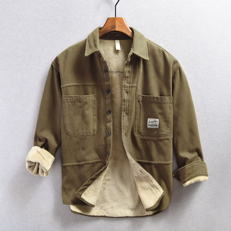 MOREL & LAURENT PARIS | CHEMISE CARGO EN POLAIRE POUR HOMME