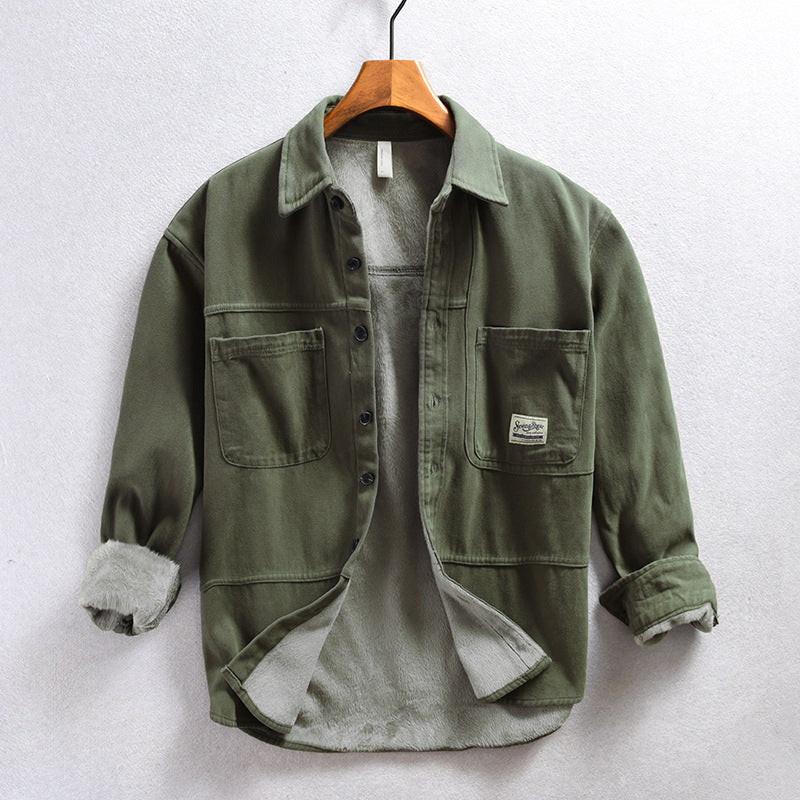 MOREL & LAURENT PARIS | CHEMISE CARGO EN POLAIRE POUR HOMME
