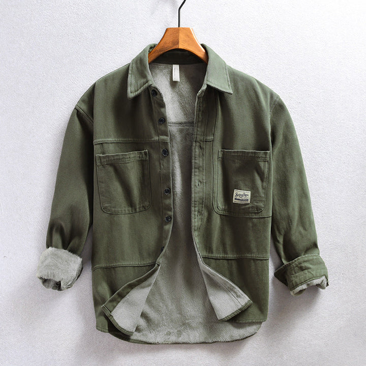 MOREL & LAURENT PARIS | CHEMISE CARGO EN POLAIRE POUR HOMME