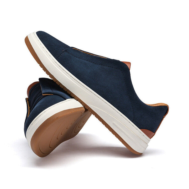 MOREL & LAURENT PARIS | CHAUSSURES SLIP-ON EN DAIM POUR HOMME