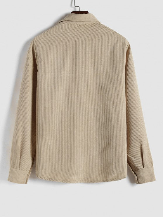 MOREL & LAURENT PARIS | CHEMISE MANCHES LONGUES DEMI-BOUTONS POUR HOMME
