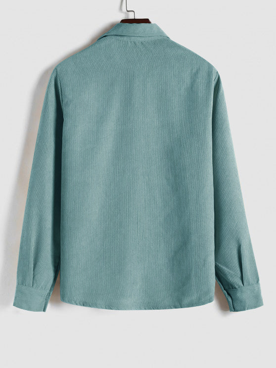 MOREL & LAURENT PARIS | CHEMISE MANCHES LONGUES DEMI-BOUTONS POUR HOMME