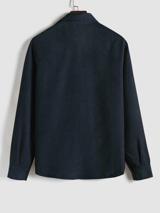 MOREL & LAURENT PARIS | CHEMISE MANCHES LONGUES DEMI-BOUTONS POUR HOMME