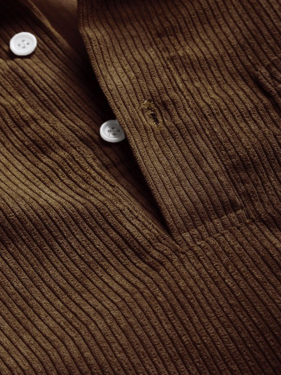 MOREL & LAURENT PARIS | CHEMISE MANCHES LONGUES DEMI-BOUTONS POUR HOMME