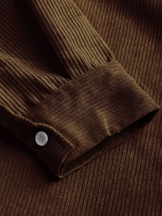 MOREL & LAURENT PARIS | CHEMISE MANCHES LONGUES DEMI-BOUTONS POUR HOMME