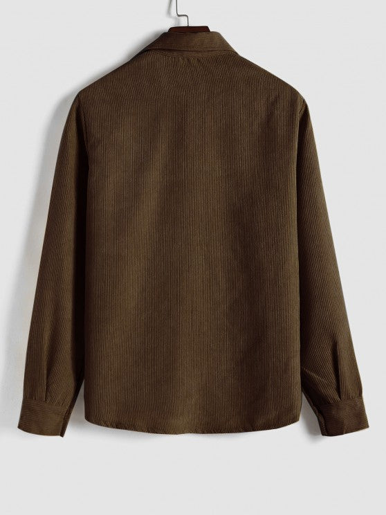 MOREL & LAURENT PARIS | CHEMISE MANCHES LONGUES DEMI-BOUTONS POUR HOMME