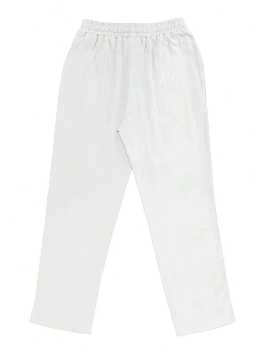 MOREL & LAURENT PARIS | PANTALON LÉGER EN LIN AVEC CORDON
