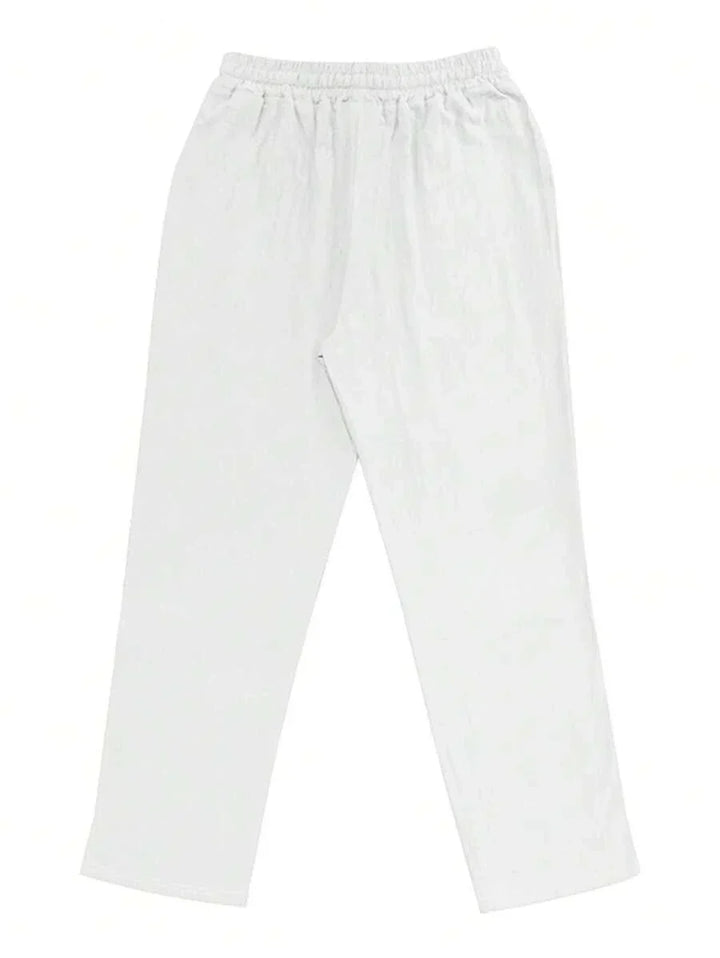 MOREL & LAURENT PARIS | PANTALON LÉGER EN LIN AVEC CORDON
