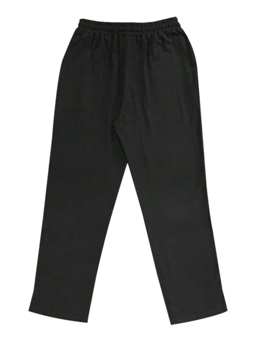 MOREL & LAURENT PARIS | PANTALON LÉGER EN LIN AVEC CORDON