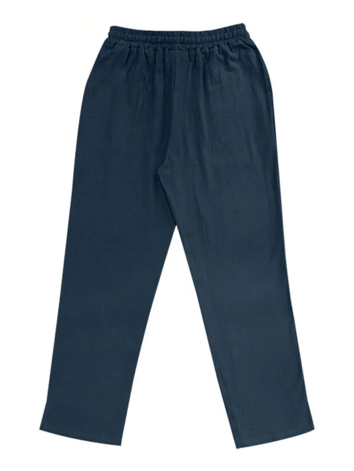 MOREL & LAURENT PARIS | PANTALON LÉGER EN LIN AVEC CORDON