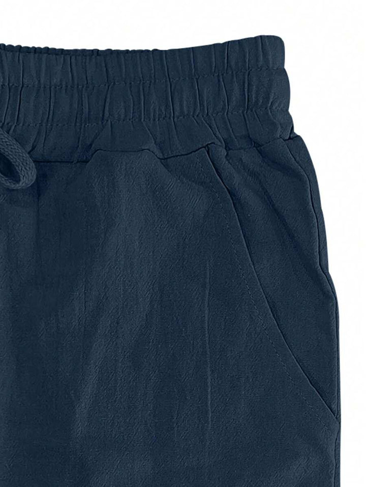 MOREL & LAURENT PARIS | PANTALON LÉGER EN LIN AVEC CORDON