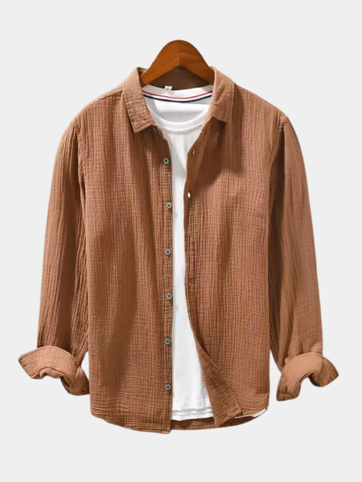 MOREL & LAURENT PARIS | CHEMISE ÉLÉGANTE EN COTON DOUX COMME DE LA SOIE