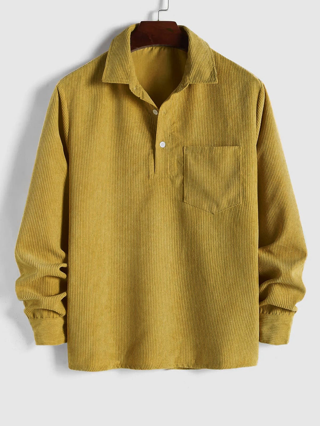 MOREL & LAURENT PARIS | CHEMISE MANCHES LONGUES DEMI-BOUTONS POUR HOMME