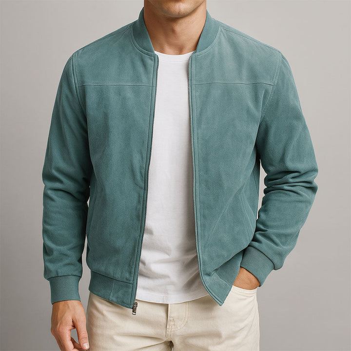 MOREL & LAURENT PARIS | VESTE EN CUIR SUEDE URBAINE