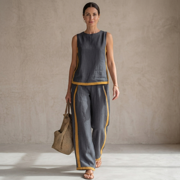Lino™ | L'Ensemble Casual en Lin pour une liberté de mouvement et un style ultime
