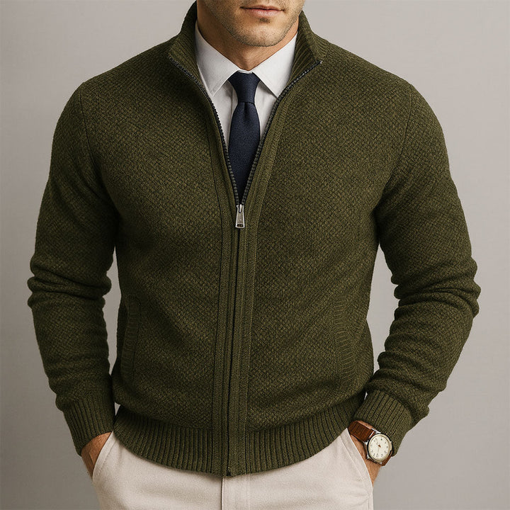 MOREL & LAURENT PARIS | CARDIGAN EN LAINE SUR MESURE