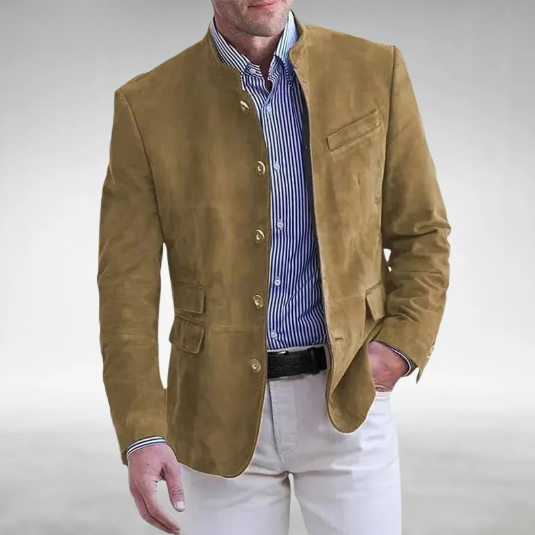 MOREL & LAURENT PARIS | VESTE EN CUIR SUEDE