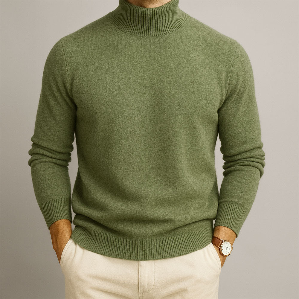 MOREL & LAURENT PARIS | PULL À COL MONTANT POUR HOMME