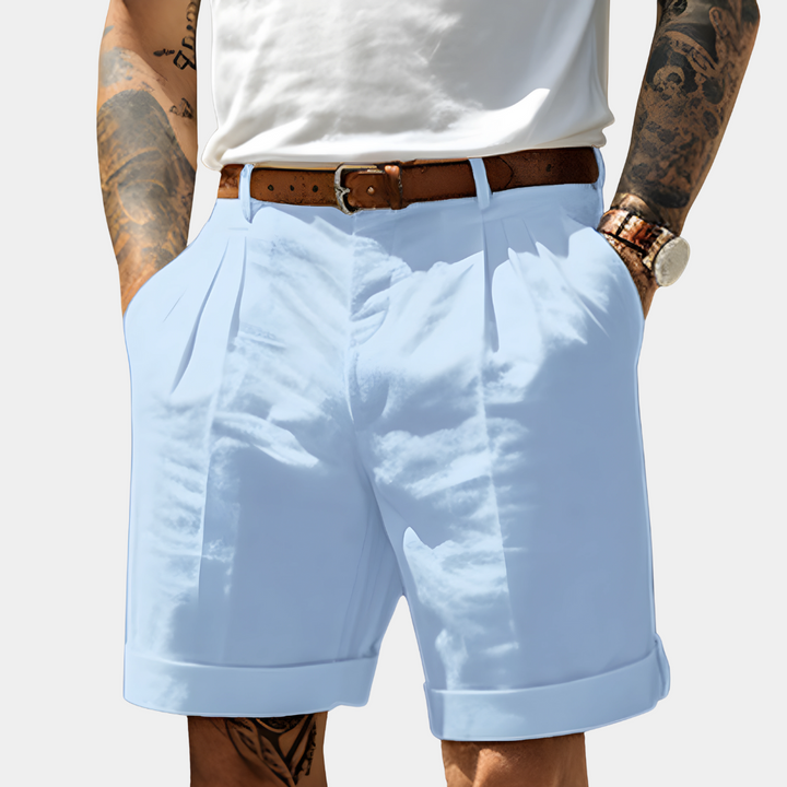 MOREL & LAURENT PARIS | BERMUDAS ÉLÉGANTS EN COTON RESPIRANT