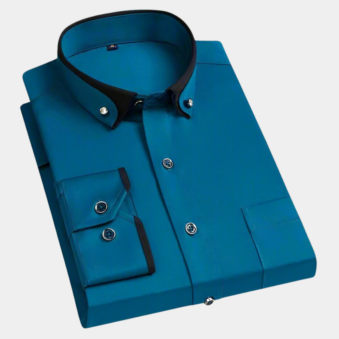 MOREL & LAURENT PARIS | CHEMISE CLASSIQUE POUR HOMME À MANCHES LONGUES