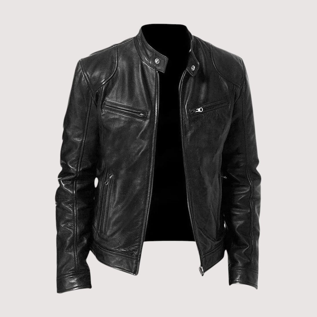 MOREL & LAURENT PARIS | VESTE EN CUIR HAUT DE GAMME ÉLÉGANTE POUR HOMME