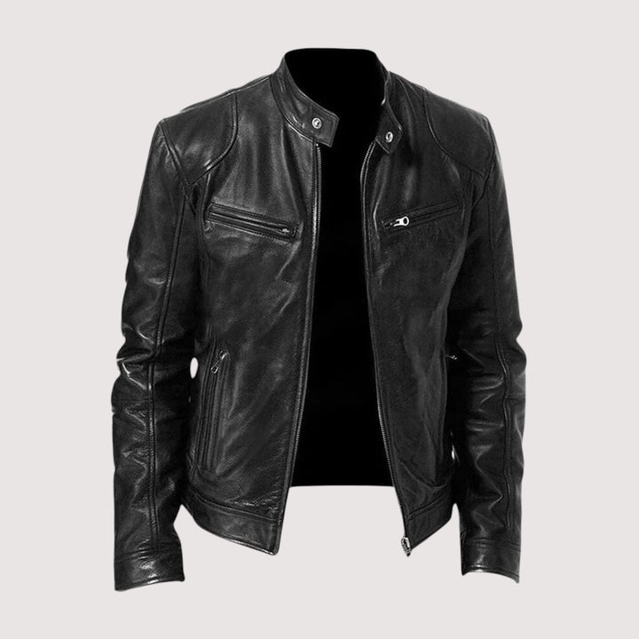 MOREL & LAURENT PARIS | VESTE EN CUIR HAUT DE GAMME ÉLÉGANTE POUR HOMME