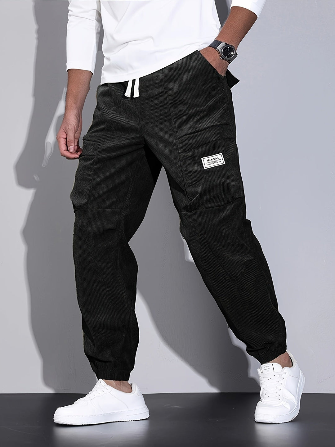 MOREL & LAURENT PARIS | PANTALON CARGO EN CORDUROY