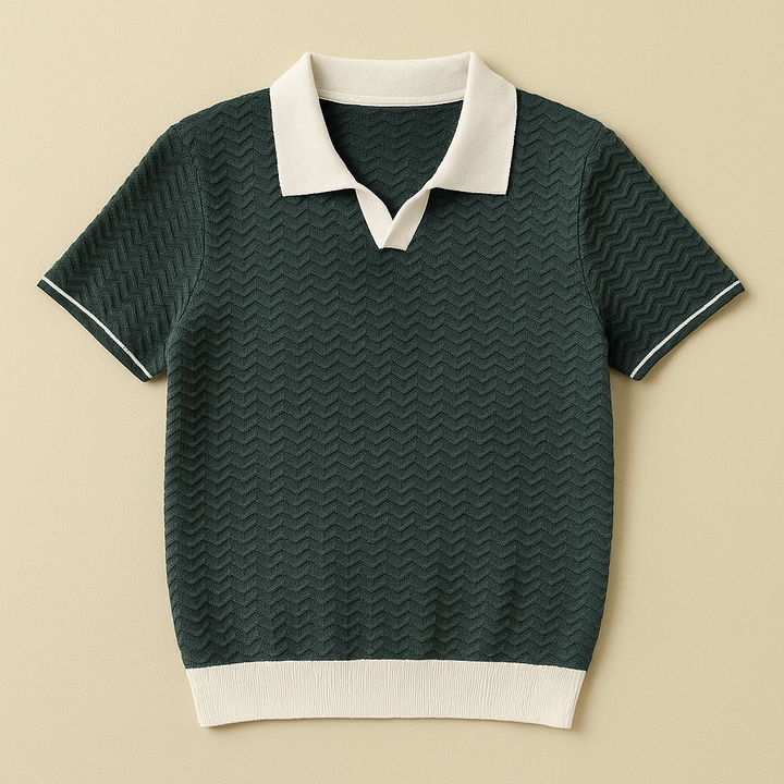 MOREL & LAURENT PARIS | POLO SHIRT EN TISSU RICCIO DE
