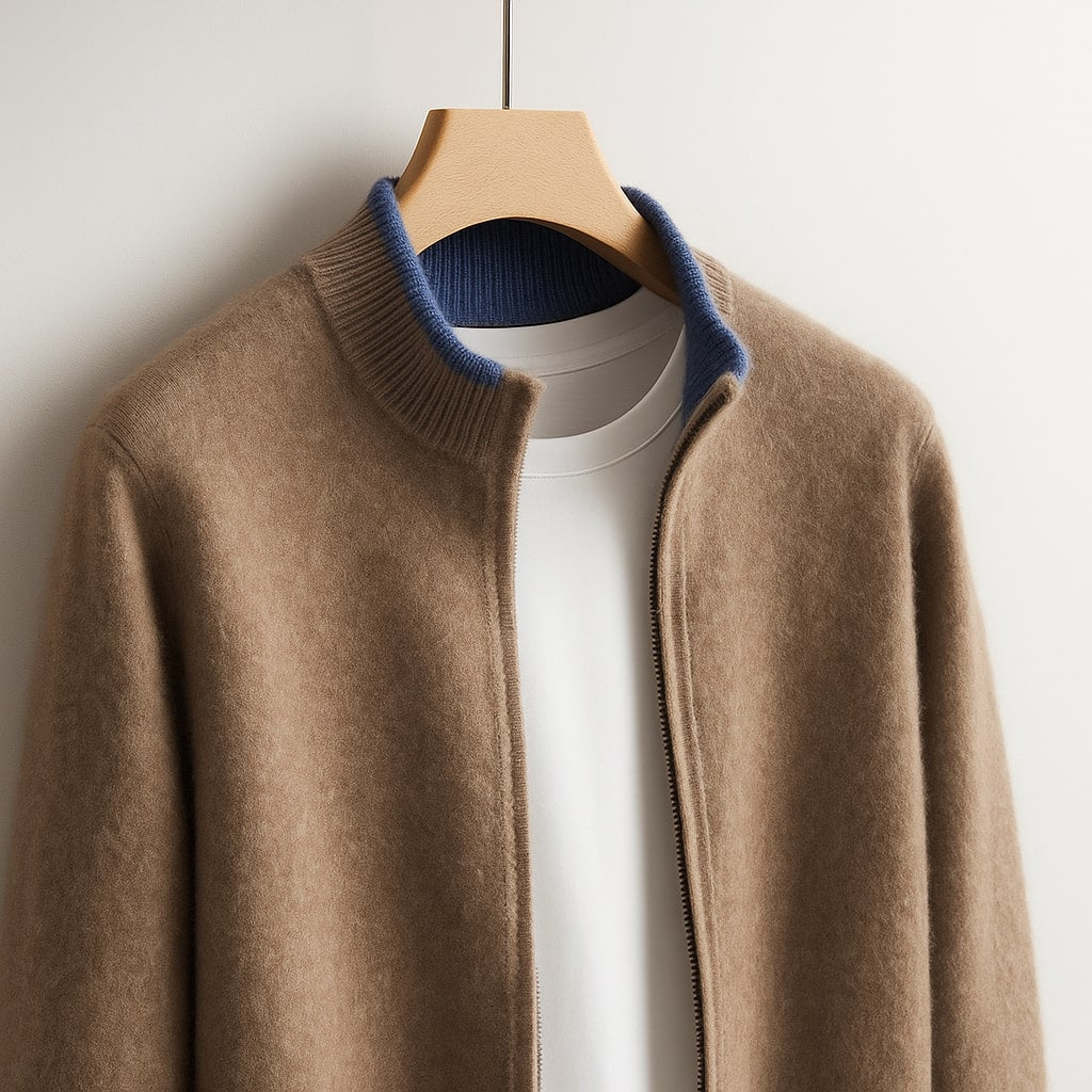 MOREL & LAURENT PARIS | PULL ZIP HOMME