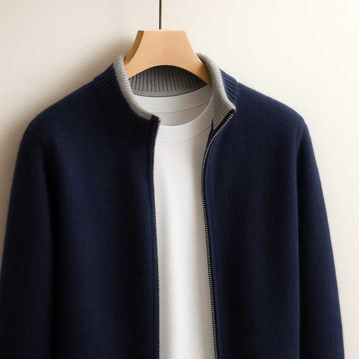 MOREL & LAURENT PARIS | PULL ZIP HOMME