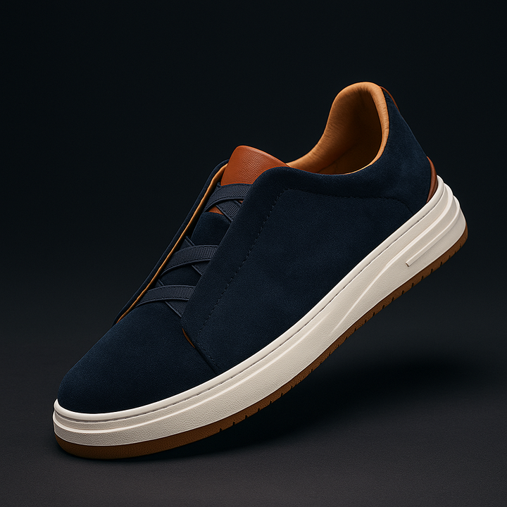 MOREL & LAURENT PARIS | CHAUSSURES SLIP-ON EN DAIM POUR HOMME