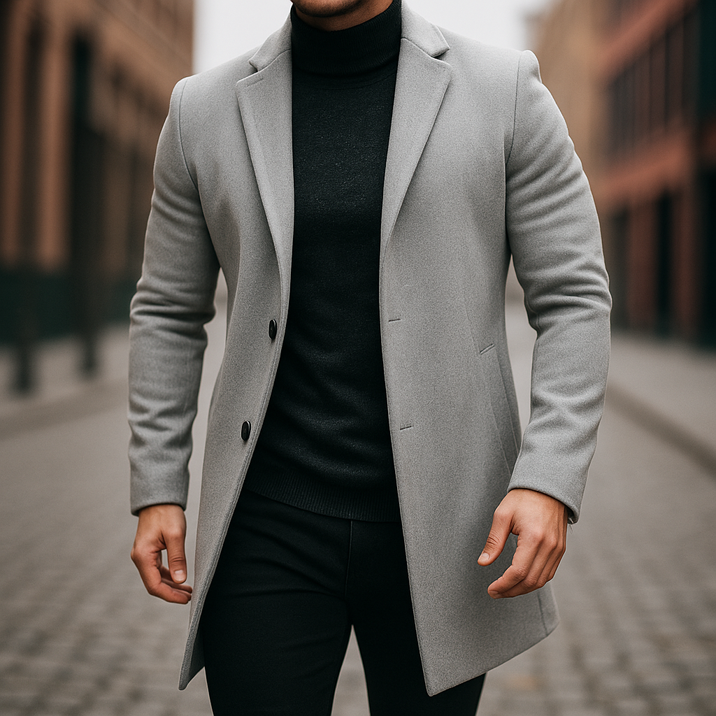MOREL & LAURENT PARIS | TRENCH EN LAINE POUR HOMMES