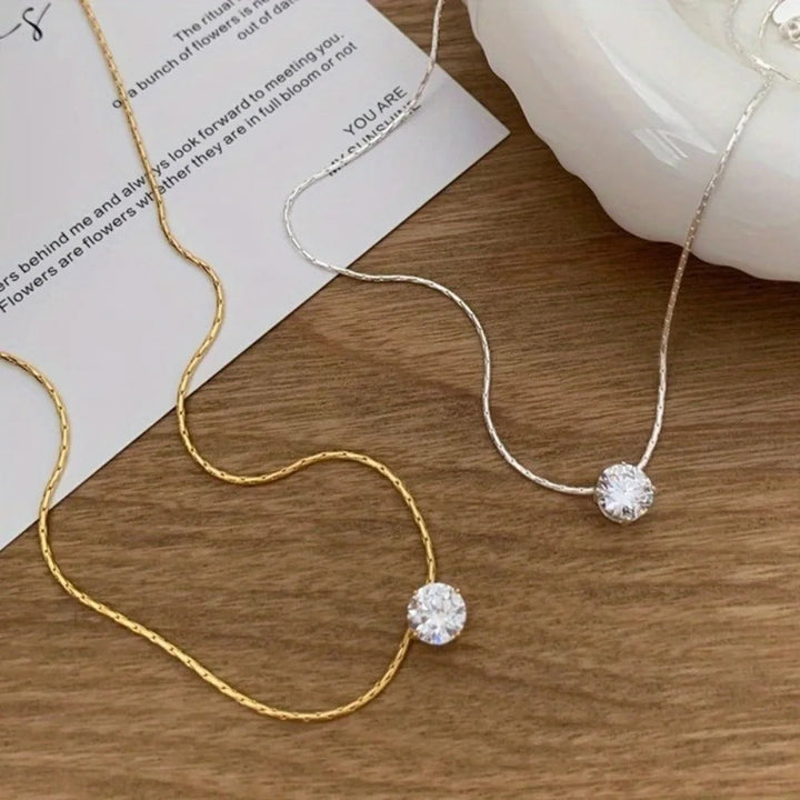MOREL & LAURENT PARIS | COLLIER EN PIERRES DE MOISSANITE