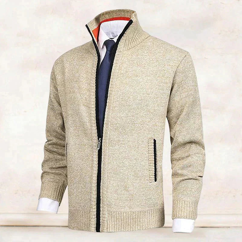 MOREL & LAURENT PARIS | CARDIGAN HOMME À MANCHES LONGUES