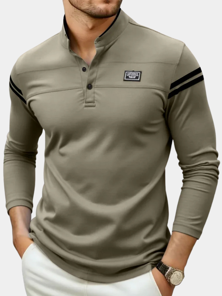 MOREL & LAURENT PARIS | T-SHIRT À MANCHES LONGUES MODERNE POUR HOMME