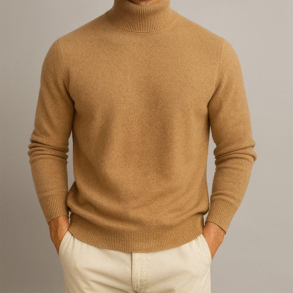 MOREL & LAURENT PARIS | PULL À COL MONTANT POUR HOMME