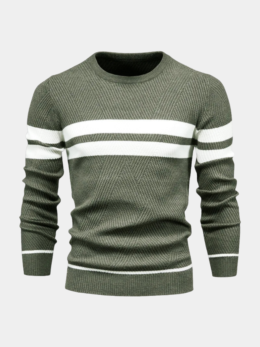 MOREL & LAURENT PARIS | PULL RAYÉ POUR HOMME