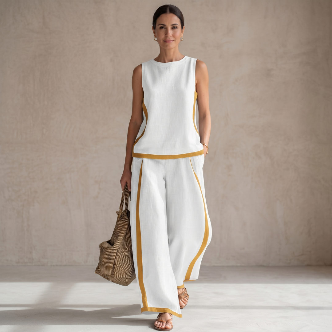 Lino™ | L'Ensemble Casual en Lin pour une liberté de mouvement et un style ultime