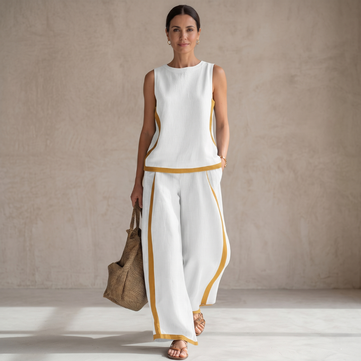 Lino™ | L'Ensemble Casual en Lin pour une liberté de mouvement et un style ultime