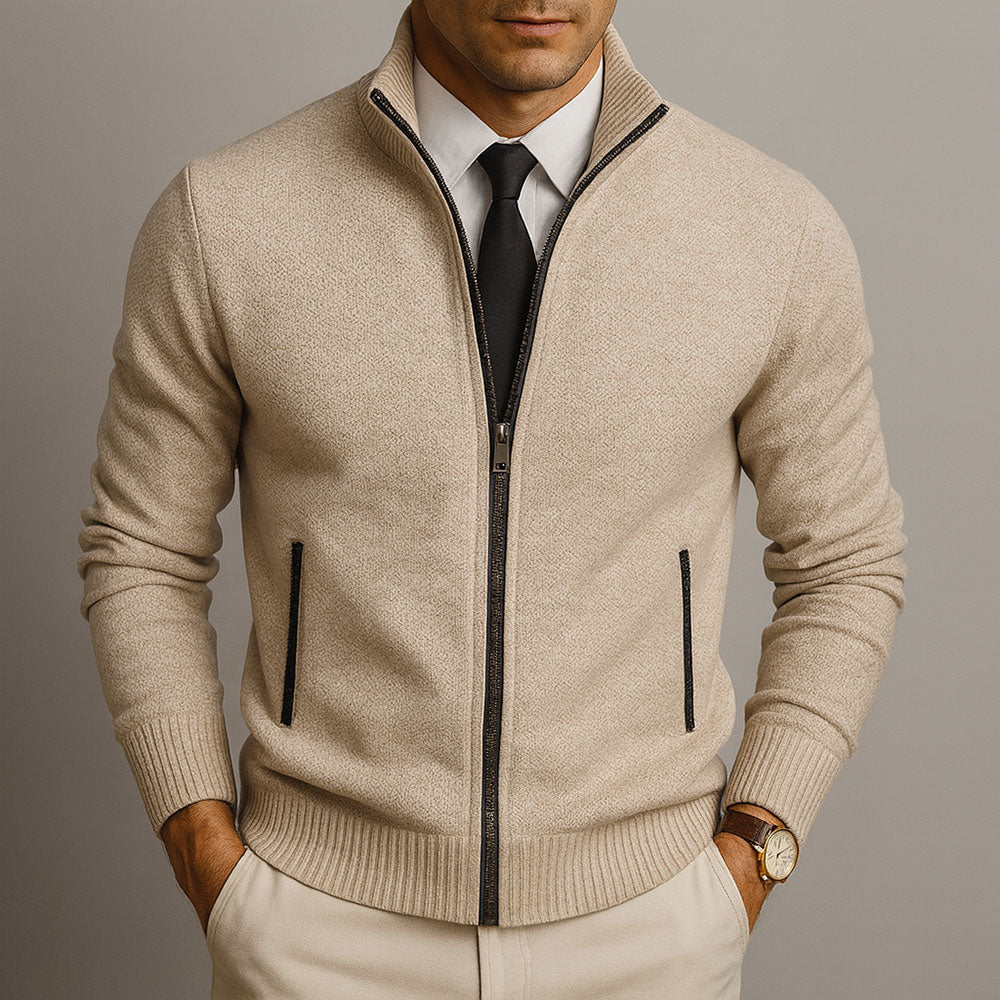 MOREL & LAURENT PARIS | CARDIGAN EN LAINE SUR MESURE