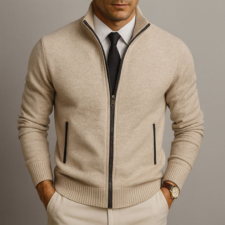 MOREL & LAURENT PARIS | CARDIGAN EN LAINE SUR MESURE