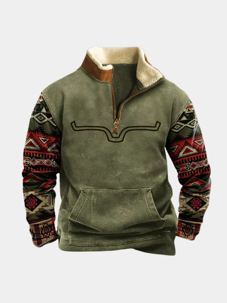 MOREL & LAURENT PARIS | PULL AVEC ZIP POR HOMME