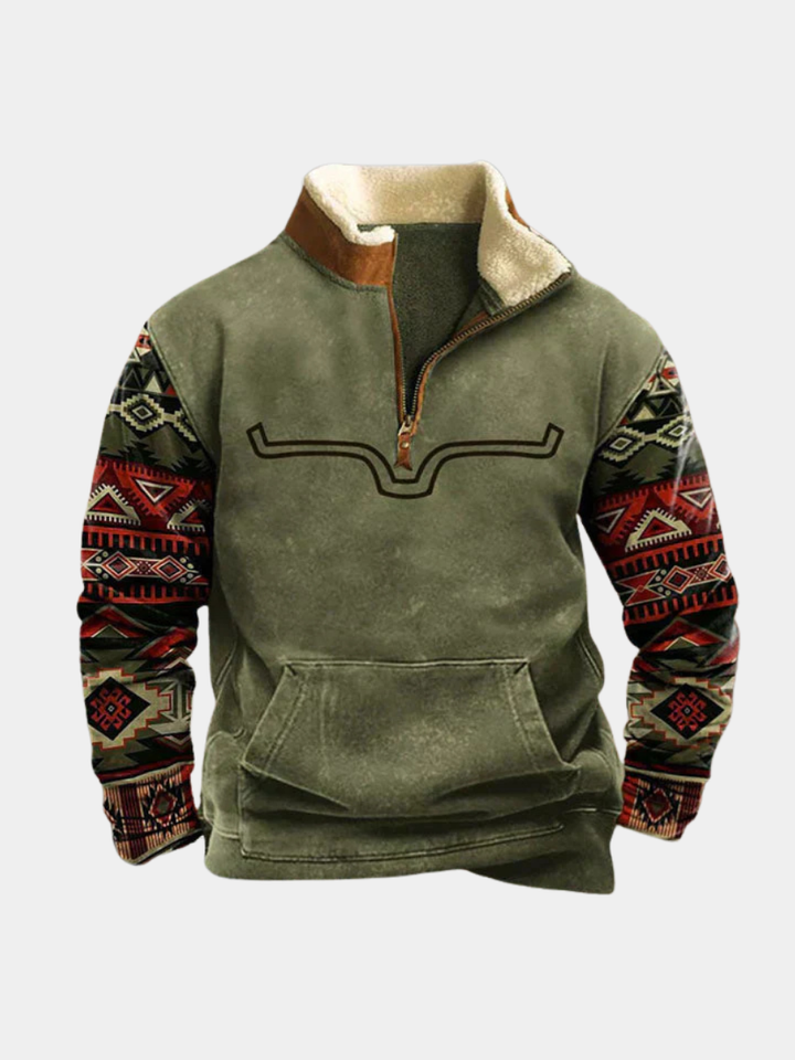 MOREL & LAURENT PARIS | PULL AVEC ZIP POR HOMME