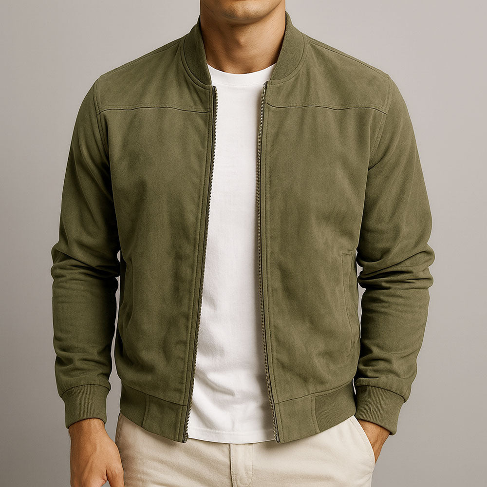 MOREL & LAURENT PARIS | VESTE EN CUIR SUEDE URBAINE