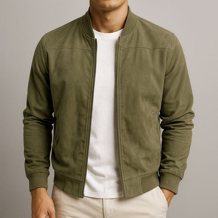 MOREL & LAURENT PARIS | VESTE EN CUIR SUEDE URBAINE